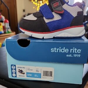 Stride Rite Blue and Gray Kids' Sneakers